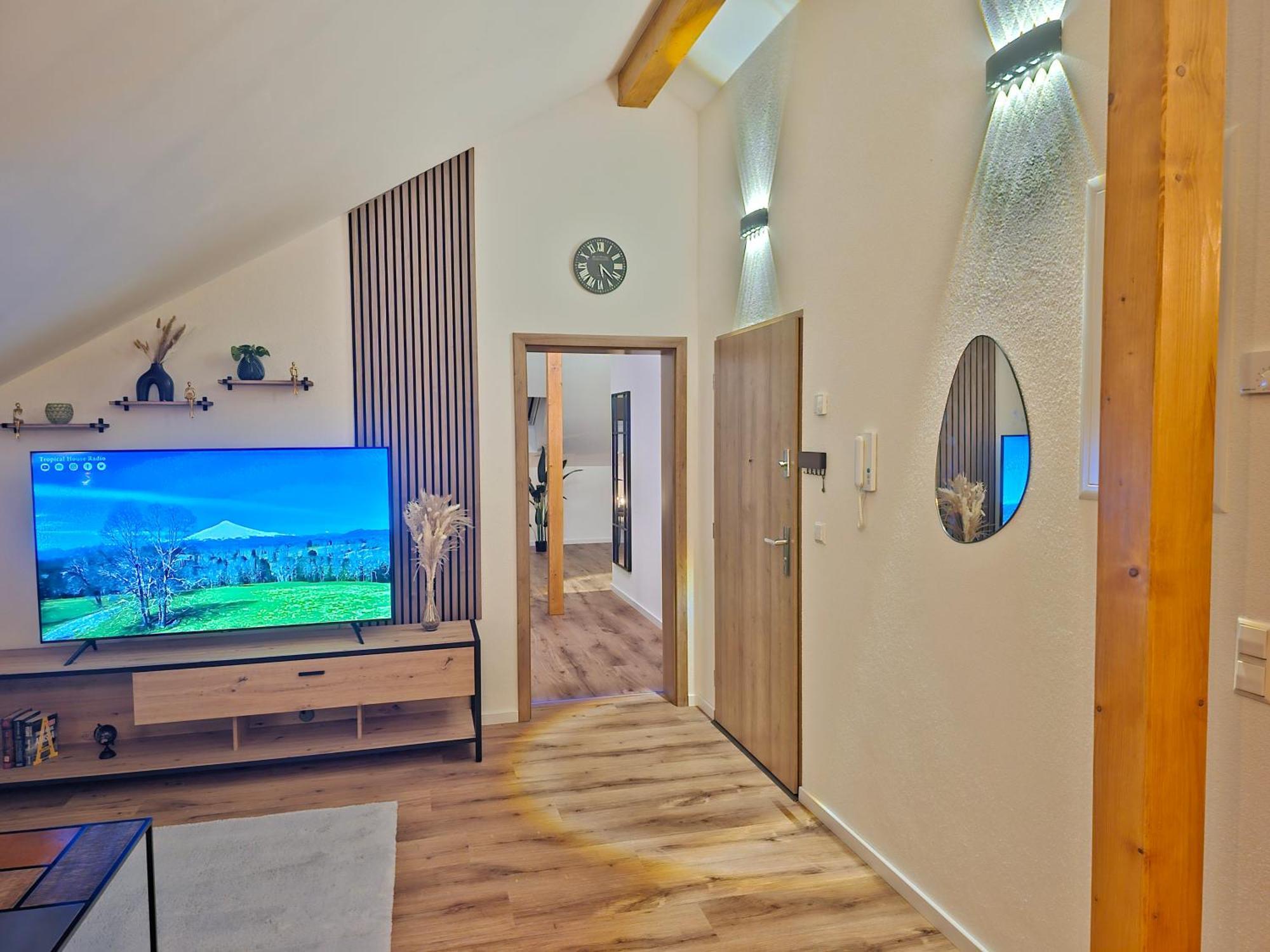 Ferienwohnung Design-Penthouse I 90Qm I Europapark 20 Min I Boxspring I Nespresso I Parking Lahr  Exterior foto