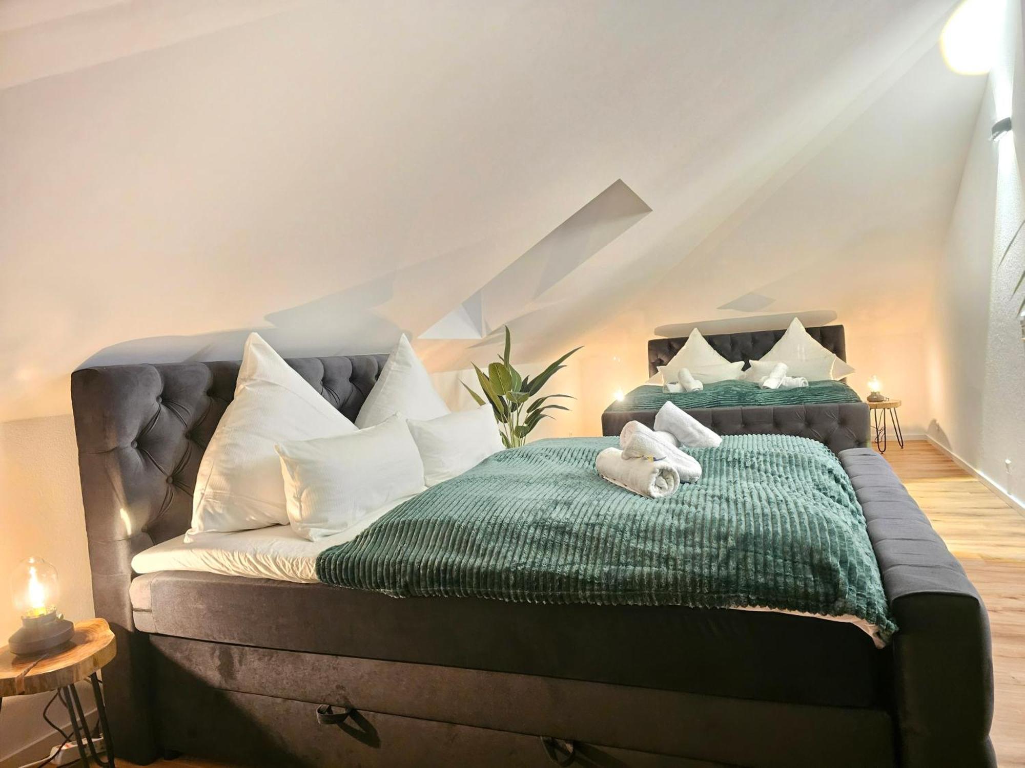 Ferienwohnung Design-Penthouse I 90Qm I Europapark 20 Min I Boxspring I Nespresso I Parking Lahr  Exterior foto