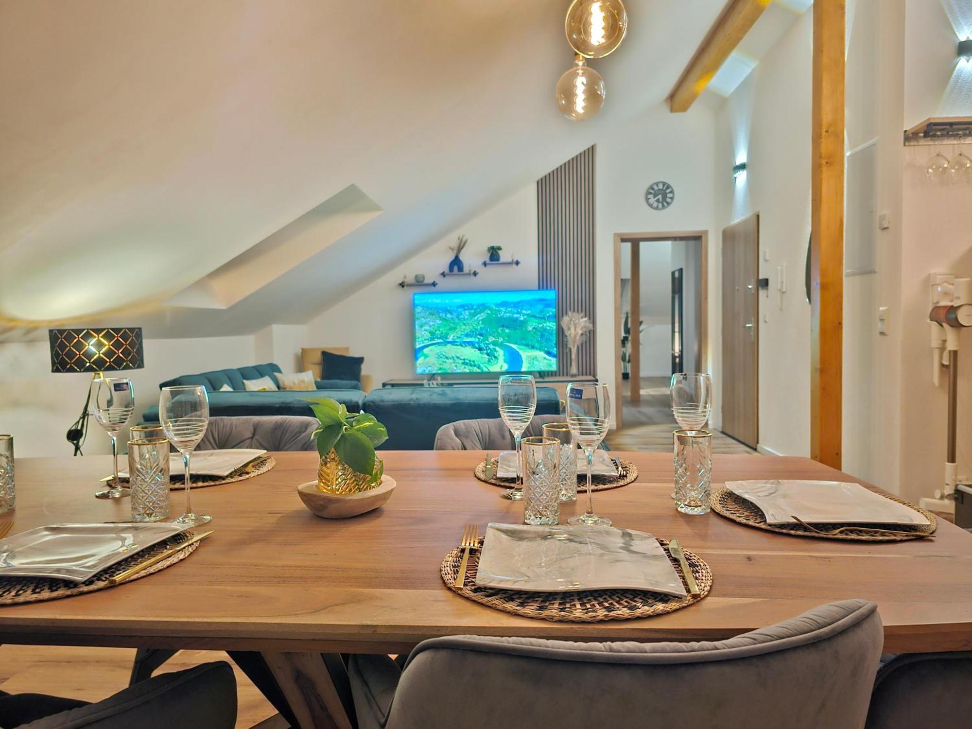 Ferienwohnung Design-Penthouse I 90Qm I Europapark 20 Min I Boxspring I Nespresso I Parking Lahr  Exterior foto